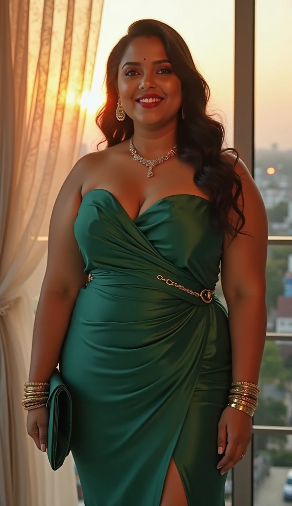 Indian BBW sexy micro dress 
