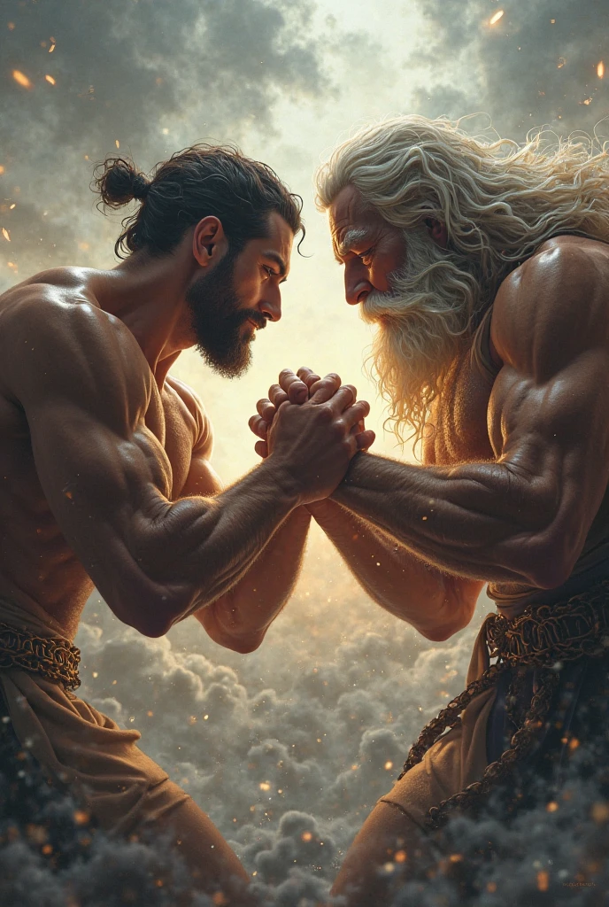 odysseus and the cyclops holding hands drawing 