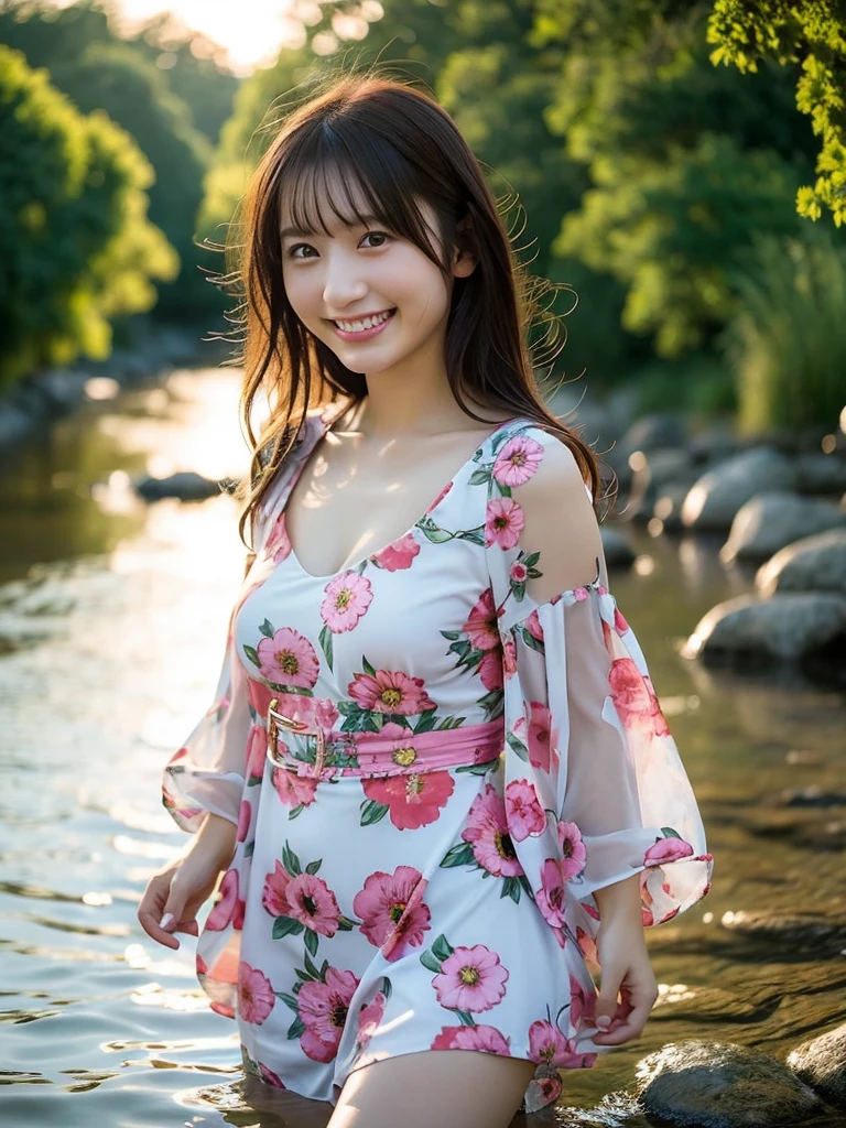 ((Highest quality)), ((masterpiece)), (detailed),Perfect Face,Japanese,landscape,Beauty,cute,Upper Body