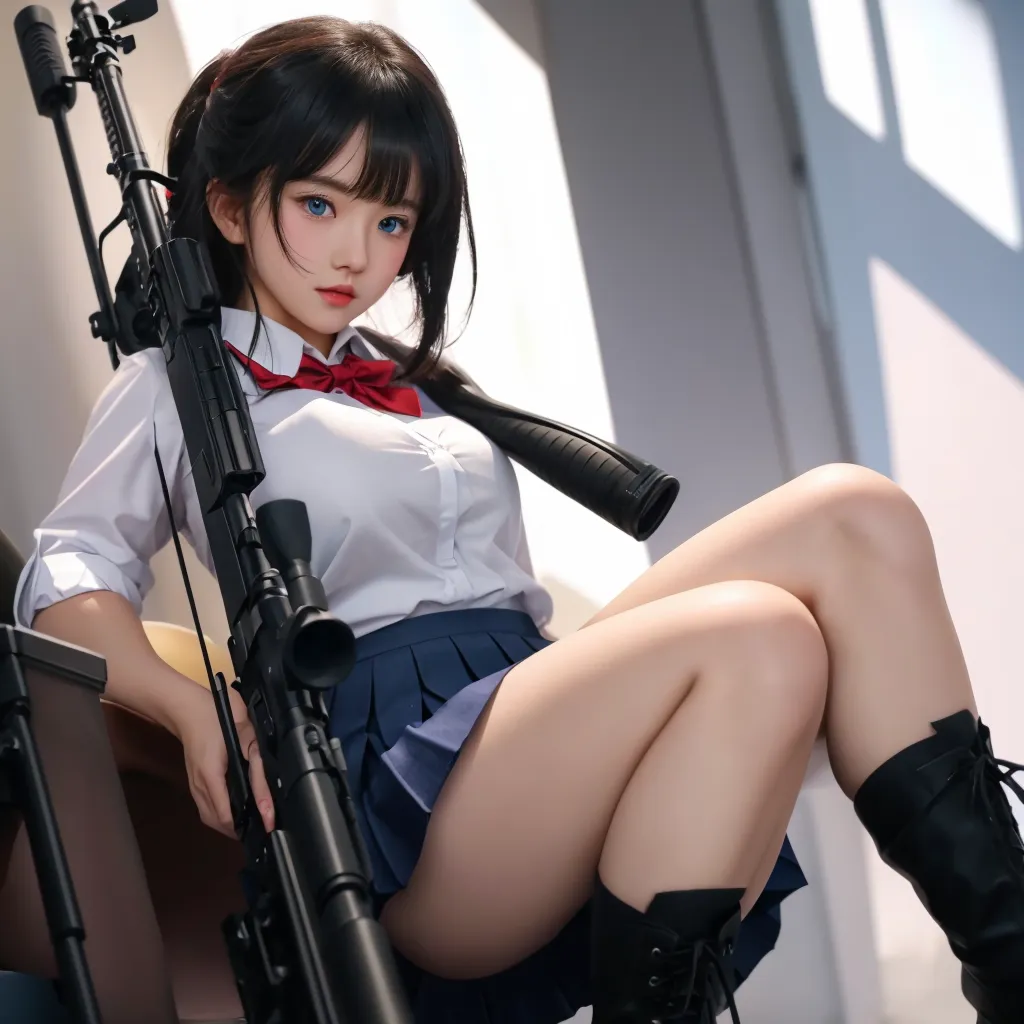 A girl plays, sexy position --auto --s2