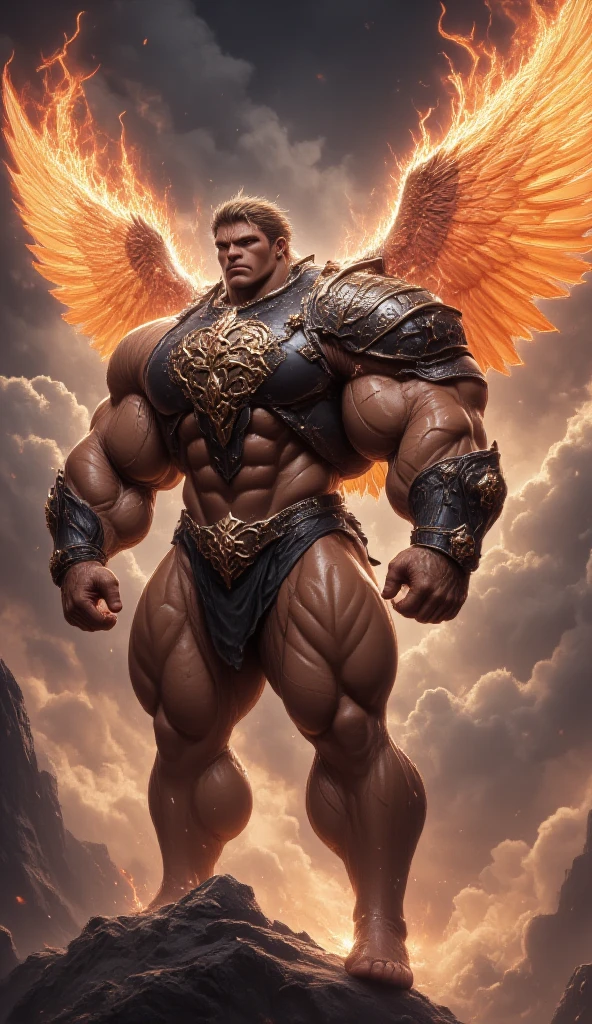 (((angel caido!angel!big black angel wings!Gothic))),perfect composition,!)), ((Unintentionally exposing chest muscles.))body hair, hairy chest, elegant macho, elegant barbilla de chad, Elegant and attractive, Elegante y elegant, elegant hombre, Attractive man, masculino y elegant, , elegant, posing attractive, Attractive man, Attractive man, 35 year old man!Raise your little head,Chimney(first portrait!))showing off his hairy pecs showing off his hairy chest muscles),),(short mustache)Show hairy and muscular eyes..,)head space!Charming and serious look..,(hombre elegant,Dressed in an embarrassing posture,Perfect body anatomy,Beautiful man face detail,perfect foot,perfect hand!Ultra low angle shot!An image of an anime character with a necklace.., muscular man, realistic muscles, human representation style, Gothic, Anime core, meritocracy, at the romantic academy, garbage, Anime core, Aestheticized violence, whole body, dark gym, coloring Waiting to start