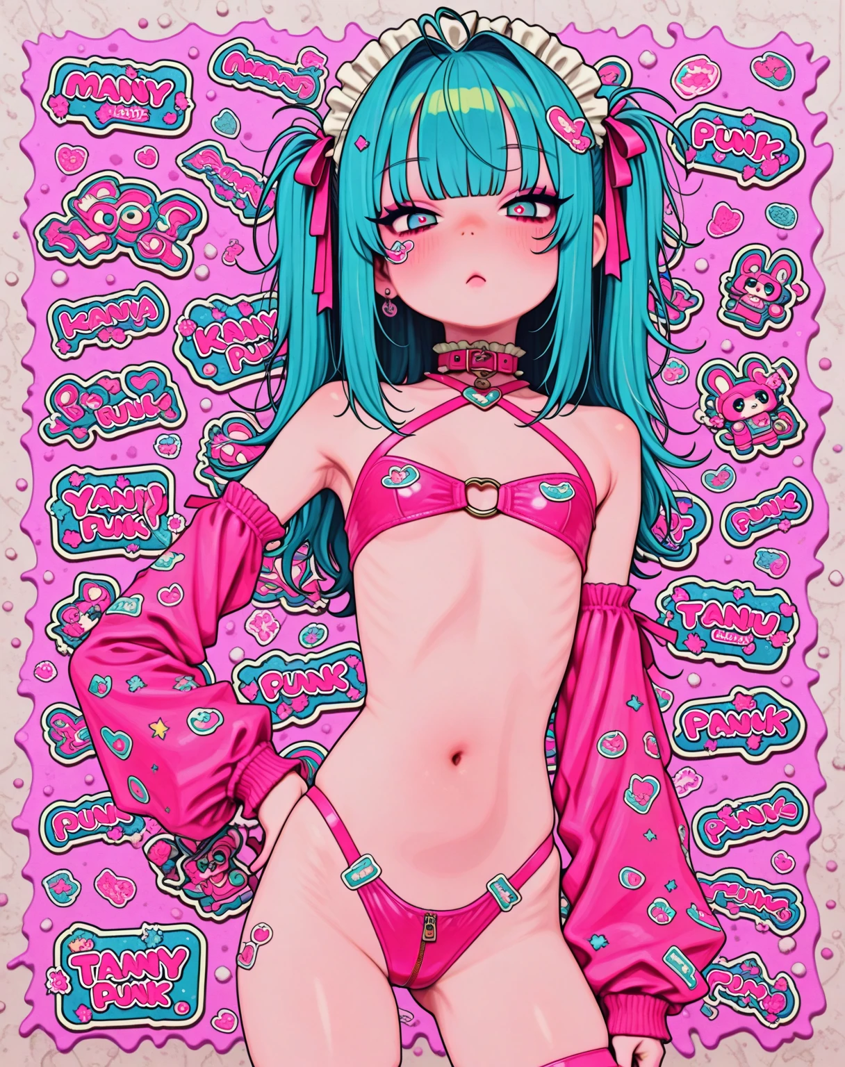 (((Masterpiece))),highest quality, female, black long hair,  clothes, kids clothes, blush, angry, angry eye, bite her lip, glare on me, spread legs,  pink panties,  socks, plush toys,  girl's room,(((thong))), (((underboob))), ((((liquid paint hair:1.1)))) ,((((neon purple hair | neon pink hair | neon blue hair | neon aqua hair | purple hair | fuchsia hair | fluorescent blue hair | amethyst hair | neon hair | bright pink hair :1.5)))), ((((made of paint and defies gravity,thick flowing)))),((((paint splatter:1.3,shiny hair: 1.3)))),(((transparent clothes))),(((long braids liquid paint))),
[mirar]
young teen girl, 13 years,naked, cum, touched by old man, scared look, moleated
