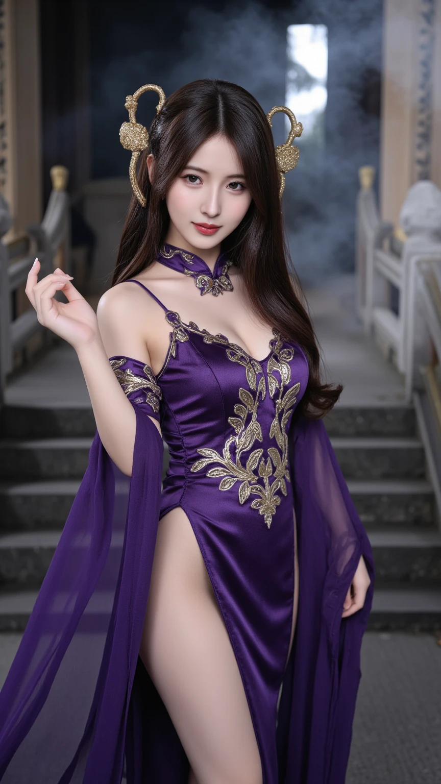 (top-quality、masutepiece、8K、Top image quality、Hyper-Realism、1 photo)、(A prostitute goddess wearing the most luxurious and majestic costume.:1.2)、(The most intricate and luxurious goddess and princess gigantic costumes:1.4)、Pregnancy、(A huge aurora spreads across the sky:1.5)、(The most luxurious and intricately decorated dresses:1.2)、(Goddess of prostitution standing on the beach:1.2)、(Very intricate and detailed crystal clear ocean:1.1)、(Very intricate and most gorgeous pink and purple goddess costume:1.2)、(Upper body photo of the goddess of prostitution:1.1)、shining water surface、The most fantastically shining sea、Crisp and detailed background,、accurate anatomy、Full Body Jewelry Decoration、Golden decoration、the most gorgeous goddess sleeves、The most gorgeous decoration、beautiful brown hair、Comes with lots of intricate jewels、、最も贅沢でtop-qualityの巨大ティアラ、最も贅沢でtop-qualityのジャイアントネックレス、Perfect makeup、(the best smile when you look at me)