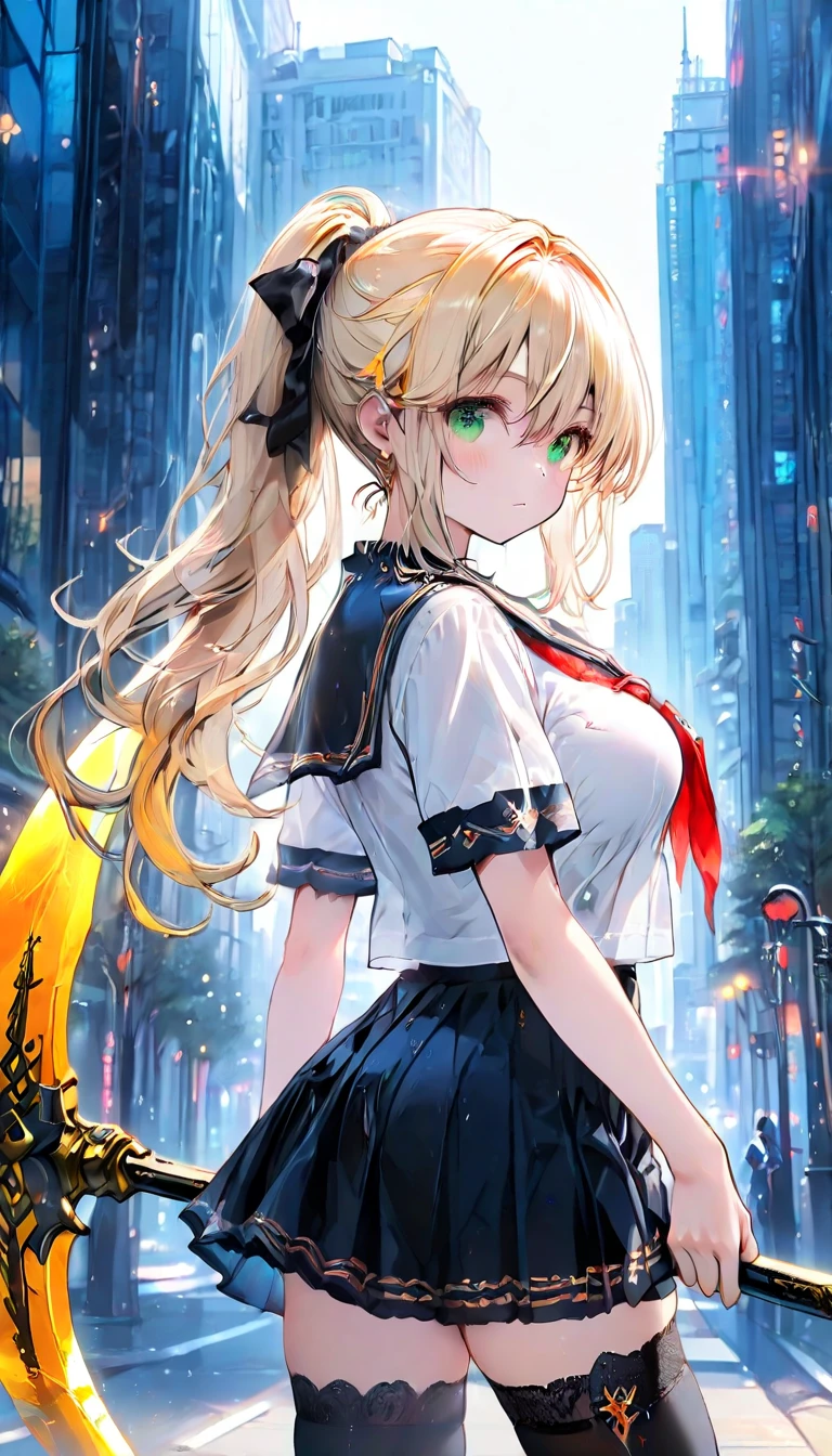 18 years old female, long hair, original photo, Bokeh (realism: 1.4, actual), Highly detailed CG unified 8K wallpaper, 1 girl, ((slim: 1)), (small breastss: 1), Return to viewer, ((Direct view from the front)), (Headquarters skin: 1.4), 8K Ultra HD, SLR camera, soft light, high quality, film grain, Fuji XT3, ((Uniforms, short skirt,see through skirt:1.5)), ((outdoor, In the park))) Long beads, portrait,((layered short hair, black hire,small breasts:1.2)),(looking at the audience:1.4),(whole body:1.8)