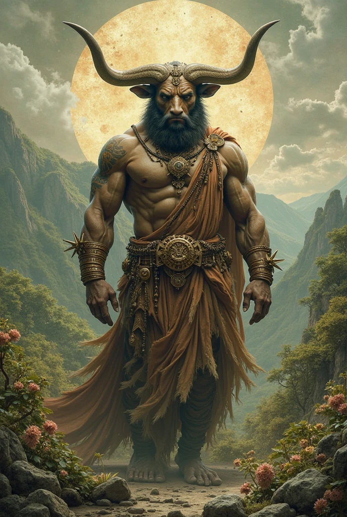 Respectful and imposing image of the Taurus sign