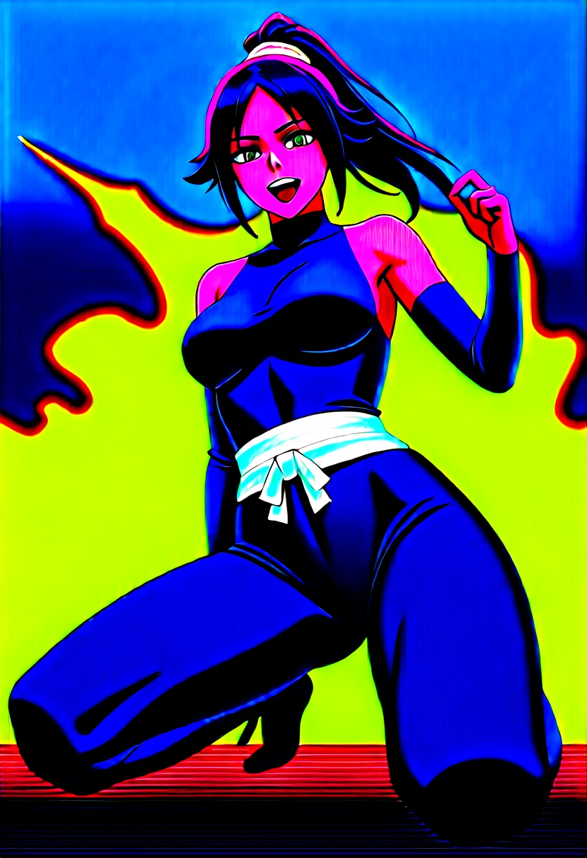 a cartoon picture of a woman in a black and purple outfit, psylocke, starfire, art of silverfox, cutesexyrobutts, artgerm style, artgerm colorful!!!, style artgerm, in the style artgerm, artgerm and lois van baarle, style ivan talavera and artgerm, character blackfire teen titans