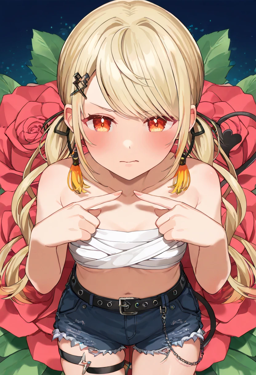 power,(A white border around a red rectangular background:2.5),head looking up,Back view,squating,Expose the back,ahegao face,D-cups,whitesweater,High detail,Moles under eyes, Heart-shaped pupils,Love pupils,cropped shoulders,Lots of hearts,Fleshy thighs,highly rendered,detailed face with