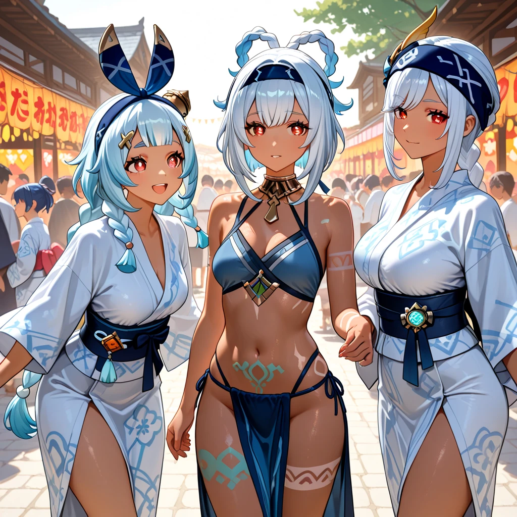 Group of gorgeous girls having fun at the beach, perfect bodies, (diverse ethnicities:1.4), diverse skin colour, diverse hair style, diverse body types, beautiful faces, detailed eyes, cute swimwear, unique appearances, vastly different body types, (different hair colours), (vastly different appearances:1.2), (unique hair styles, unique hair colours), (Asian, African, Caucasian, Indian), curvy ginger girl, toned Indian girl, busty blonde girl, very tall African girl