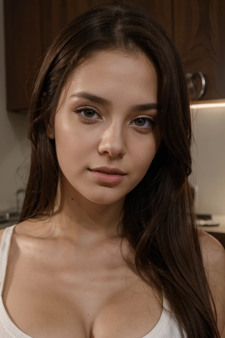 A photograph of a mature woman with face of ((lora:TeeTee2)).