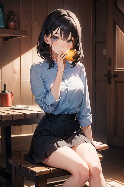 ((velocity)),Yellow smoke,Attacked by farts, (((Women farting))),(girl farting while sit and eating ramen)),smiled faintly,velocity,(Yellow smoke is rising))(a female student), (wearing a school uniform and skirt),(sit facing the ramen),(her butt facing the screen)) (short black hair),(Asian woman),(ramen restaurant),(masterpiece:1.2、top-quality)、(the Extremely Detailed CG Unity 8K Wallpapers、ultra-detailliert、Best Shadows)、(细致背景)、(The best lighting、extremely delicate and beautiful)、depth of fields、1girl in、独奏、upward looking gaze、
