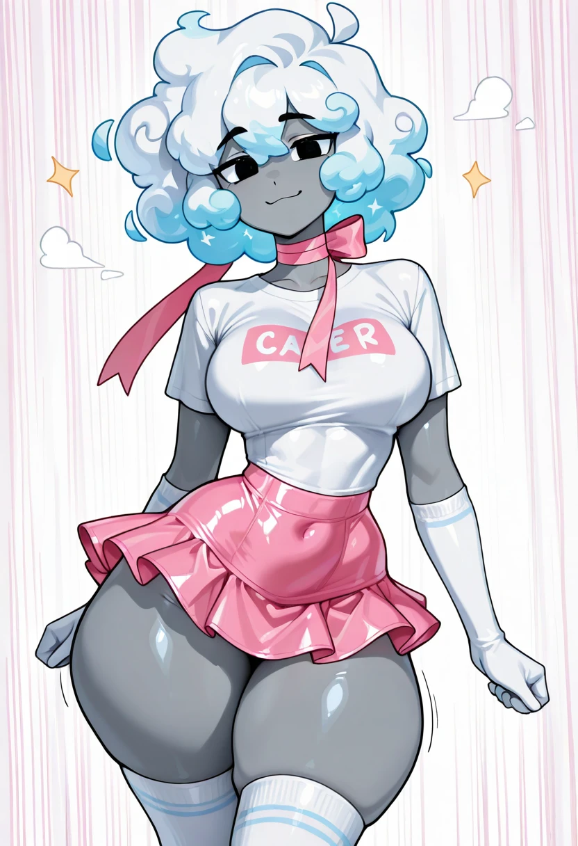 1990s (style) 1980s (style) retro artstyle, One girl,Robot girl, ((articulaciones de robots)), ((robot)), bikini, blue_eyes, pink_hair, thick_lips, NSFW