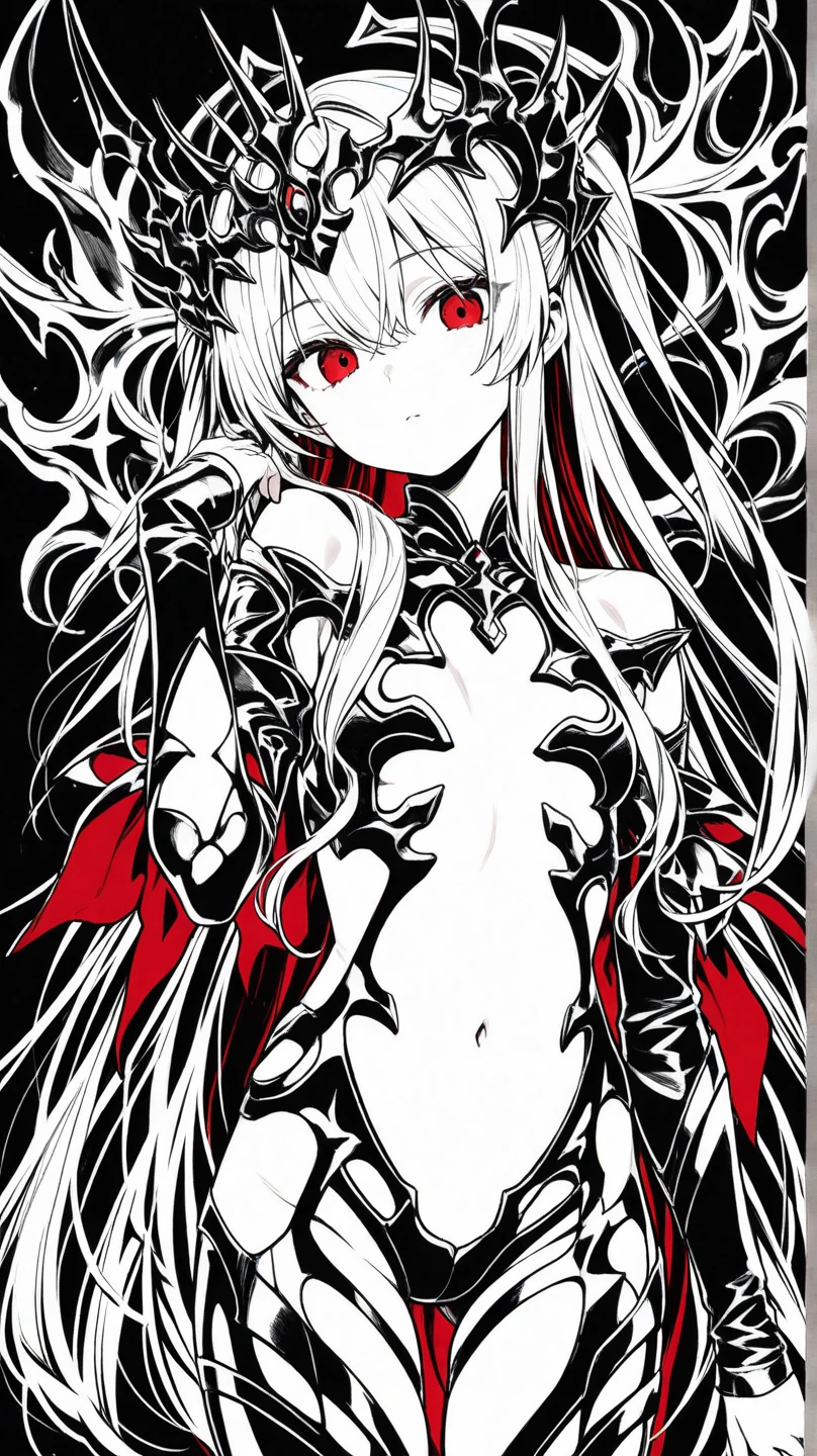 Absurd, High resolution, Very detailed, (One Girl:1.3),Remains、 Complex architecture, break , Creating a destructive image of the devil, It has horrible features, Dark Power, A desire for chaos and destruction. break . break ,Highest quality, sketch:1.2), Spectacular and realistic,(Super detailed support),Illustrator,anime,Talked about at the art station,