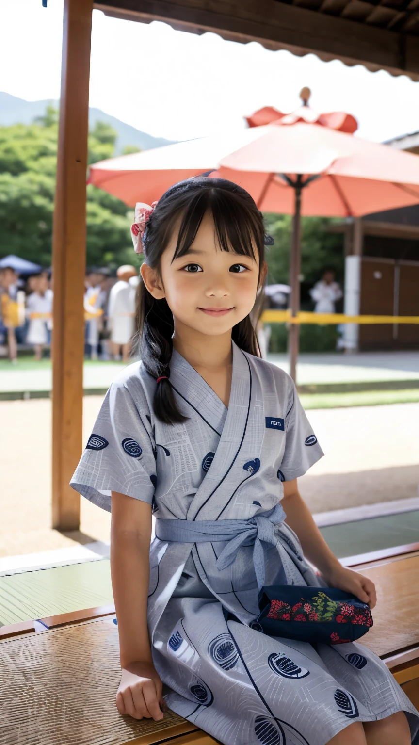 (8-year-old:1.5),Primary school students, (absurderes, 8K, 4K, masutepiece, hyper extreme detailed:1.2), Best Quality, Perfect Anatomy,Perfect face,Facing forward,High humidity,(solo:1.2),(chubby:1.1),shortness of breath,High humidity,Steamy,blush, Black Hair, Hair ties, sunlight, hair band, smile, Outdoor, hair ornaments, summer, Strong sunlight, (Very short stature:1.4), (Very long twin tails:1.5),  (A  is sitting and looking at me:1.4), (Fellatio Gesture:1.5), grin, half closed eyes, Confused eyes, (She was wearing a see-through white kimono at the kindergarten.:1.4), Open your mouth ,Sitting,Chair,Heavy breathing ,Hand in front of your mouth, (cum face:1.5), Drooling, (School toilets:1.6), (Peeing:1.8), (peeing:1.8), nude, (spread legs:1.9), choker, necklace, Nipples, lily pussy, (spread pussy1.8)