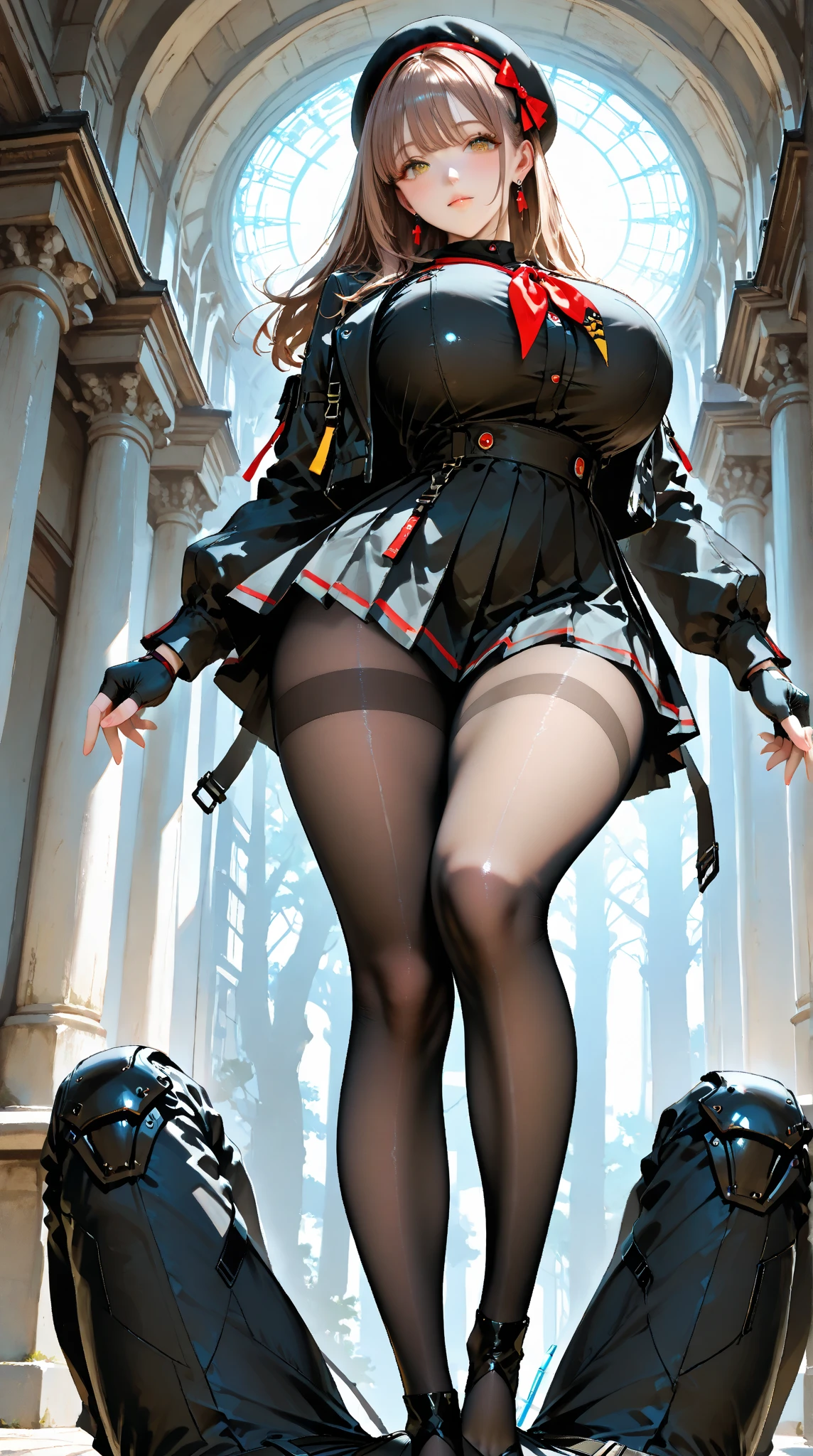 busty bimbo german ss warrior, world war 2, ((wermacht)), iron cross emblem, (((german))), fit (german facial features), mostly naked, (german body shape), glossy eyes, ((beautiful)), looking straight, sexy, (serious expression), stoic, ((european)), ((hyper sexualized)), raunchy, hourglass body, ((sexy)), (((from the front))), ((holding a maschinengewehr gun)), ((perfect)), (feminine), walking dramatically, hip sway, voluptuous round juicy breasts, underboob, voluptuous round strong ass, strong thighs, sexy hips, hip cleavage, full shapely body, curvy, ornate german jewelry, vibrant aura, smooth shiny skin, (sexy lighting), german background, smooth clean lines, ultra textured, highest resolution, maximum quality, max detail, vivid colors, max texture, energetic composition, dramatic lighting, crystal clear, depth perspective, high contrast, seamlessly blended, photorealistic, chromatic aberration, subpixel precision, bokeh effect depth art, anamorphic perspective, hdr high dynamic range, spectral color graded, photometric lighting