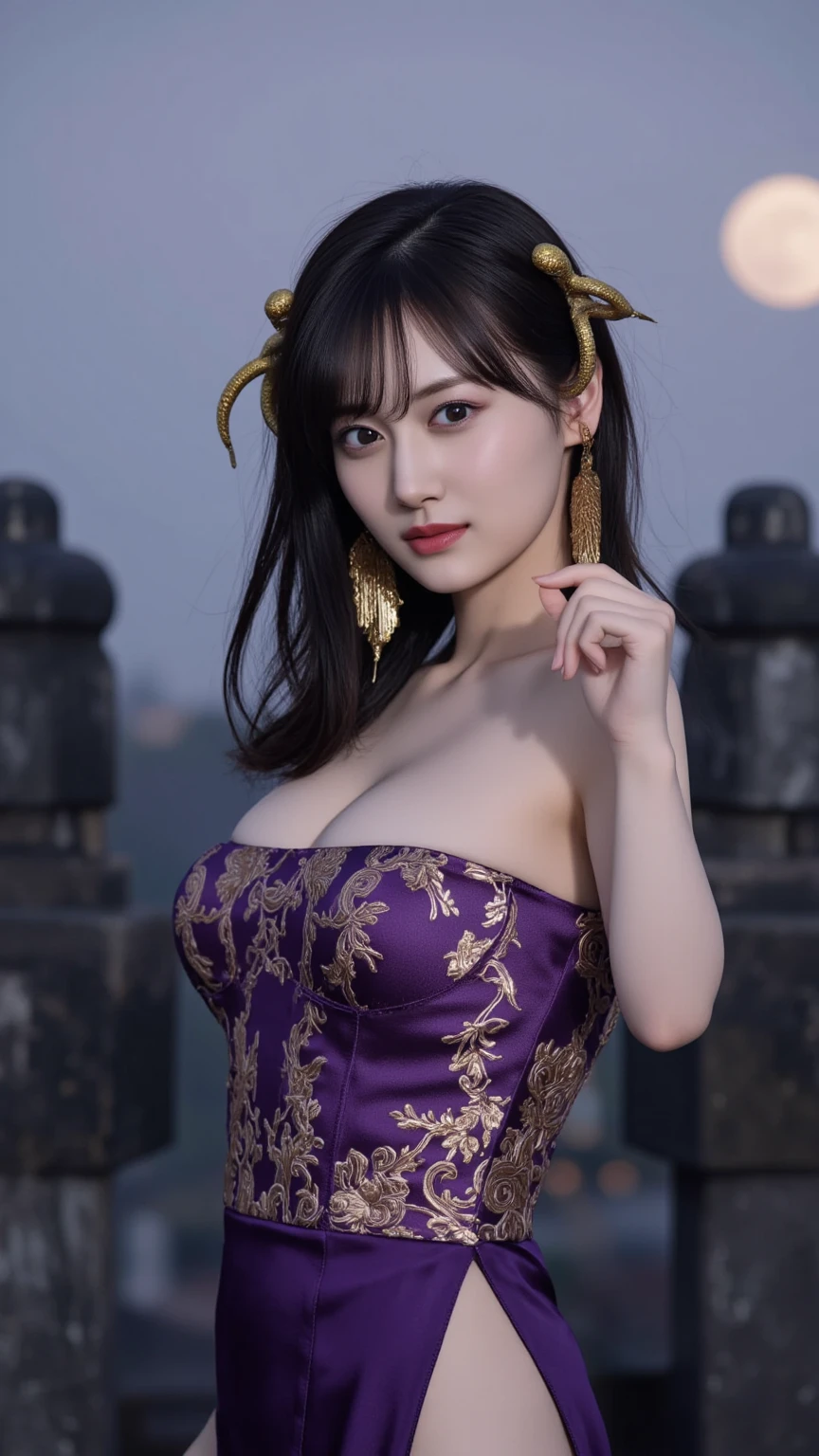 (1 Ultimate Beautiful Mature Woman)、hyperdetailed face、Detailed lips、A detailed eye、二重まぶた、Medium brunette hair, Sexy costumes and decorations of colorful Rio carnival dancers、walking down the street、((Opens mouth and laughs))、(Glamorous body)、(large full breasts)、(cowboy  shot)、perfect hand, Perfect fingers, perfect chest, Perfect fit, perfect bodies, face perfect, depth of fields、Perfect image realism, Background with:((Carnival streets in Brazil))、Meticulous background with, detailed costume, Perfect litthing、Hyper-Realism、Photorealsitic、8K maximum resolution, (​masterpiece), ighly detailed, Professional