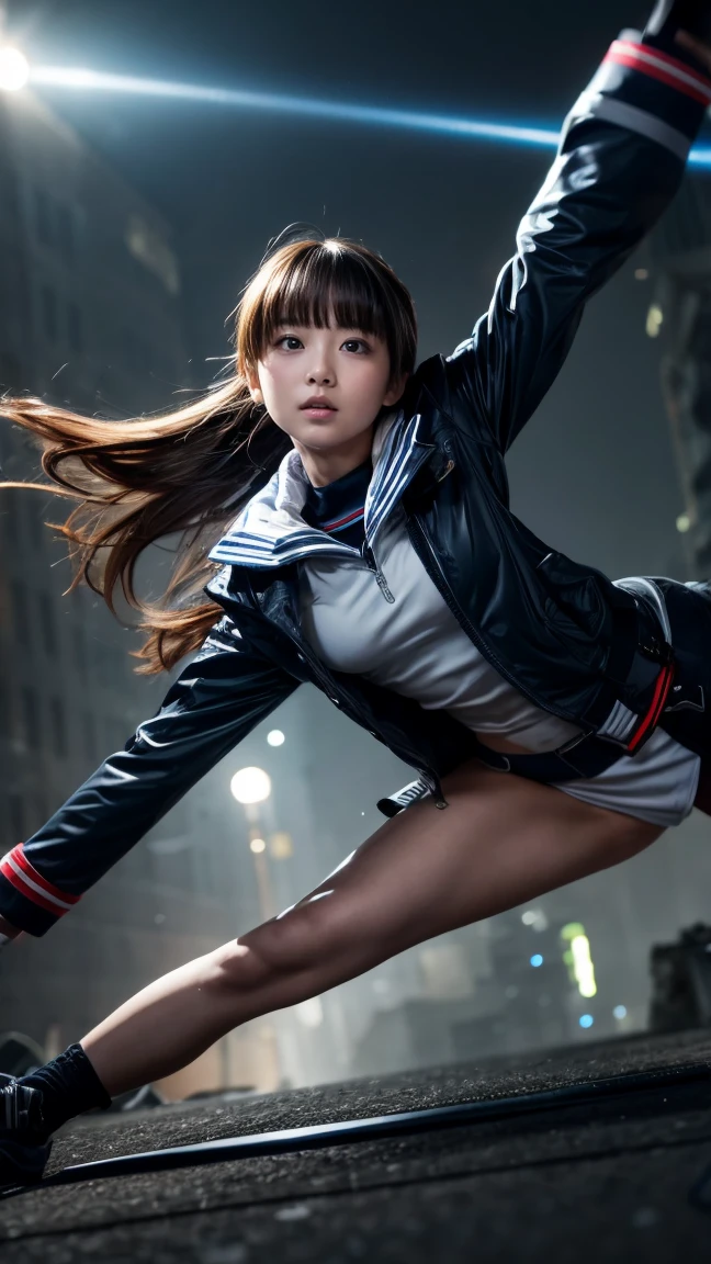 anime girl with sword in hand and blue outfit on, katana zero video game character, artgerm and atey ghailan, aqua from konosuba, ayaka genshin impact, dramatic wielding sword pose, cushart kenz, female action anime girl, badass pose, female protagonist 👀 :8, tsuaii, key anime art