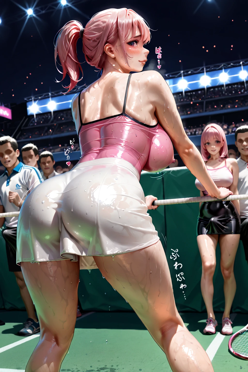 (squirt love juice, from behind, looking back, upskirt:2), (intercourse with a man, vaginal penis, doggystyle, pussy juice stain, leg up, (1man and 1girl,having sex:2),1penis, misaligned bra, arched back, (hentai breast grab:1.3), man's arm grabbing a girl's tits, chikan, panty pull, teman, fingering, female ejaculation, pussy juice trail, showing pussy, lanugo pubic,many hands fingering girl's pussy:1.5),female orgasm, hentai breast grab, break, (crowded train:1.8), train interior,(See-through school swimsuit with pink sailor collar pleated miniskirt:1.5), (cum:1.4), (cumdrip:1.2), cum on face, white liquid, (best quality:1.1), (masterpiece:1.0),black eyes, extremely detailed CG unity 8k wallpaper, (photorealistic:1.2), complex 3d render ultra detailed of a beautiful porcelain profile face, vibrant details, break,(Open your mouth wide:1.4), blush, blush stickers, furrowed brow, grimace, screaming, pained face,closed eyes, Detailed lips, Detailed tongue, light brown hair, blonde hair, Huge twintails, Curl inside, Short hair, floating hair, (huge-breasted:1.2), nipples, long nipples, puffy nipples, small areolae,break, (zettai ryouiki:1.3), pussy juice stain, (large amount of liquid spills from the crotch, Urine in the ground, white peeing :1),