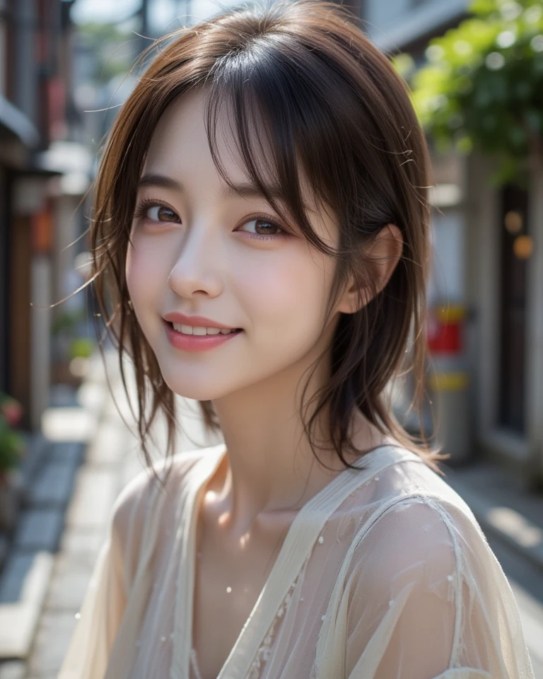 Brown haired girl, Perfect Skin, Perfect Face, ESPA