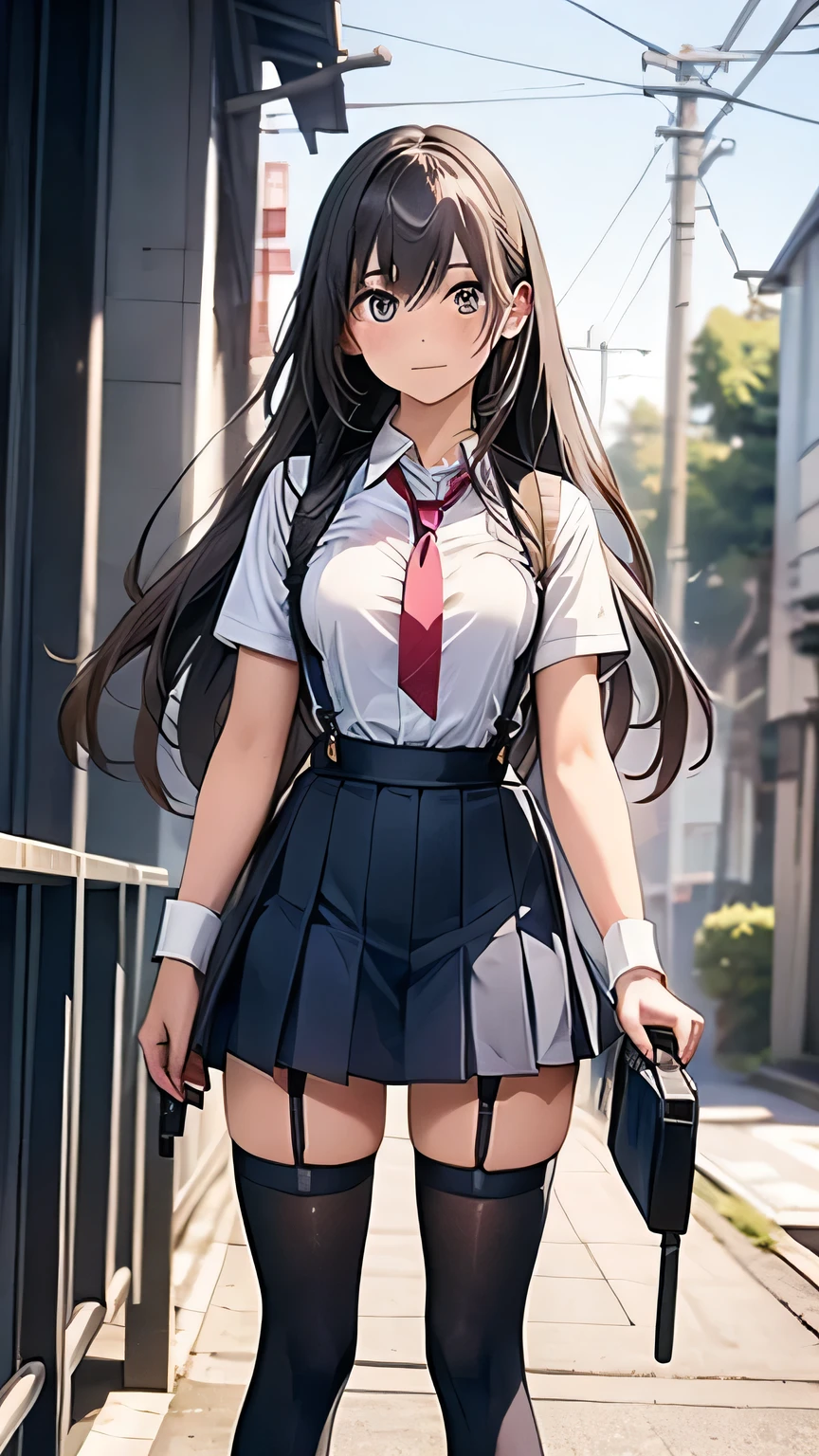(Long black straight hair)、 Standing facing the front 、Full body posture、 (A detailed eye、二重まぶた、eye glasses、embarrassed from)、 (School Uniforms:1.3)、(sexy super mini pleated skirt:1.3)、(Skirt lift:1.4)、(showing sexy low leg panties:1.4)、(garterbelts:1.3)、(thigh-high socks:1.3)、) 、((Cameltoe:1.3)、(Model body type、Slim waist)、big butts、Large Thigh、(zettai ryouiki:1.3)))、(5Fingered hand、Highly detailed facial and skin texture)、 (ultra close up:1.3)、Focus on the crotch、(From below:1.2))、((top-quality、8K,masterpiece:1.3))、(Beautiful woman with perfect figure:1.4)、(Many colorful flowers bloom in the background:1.3)