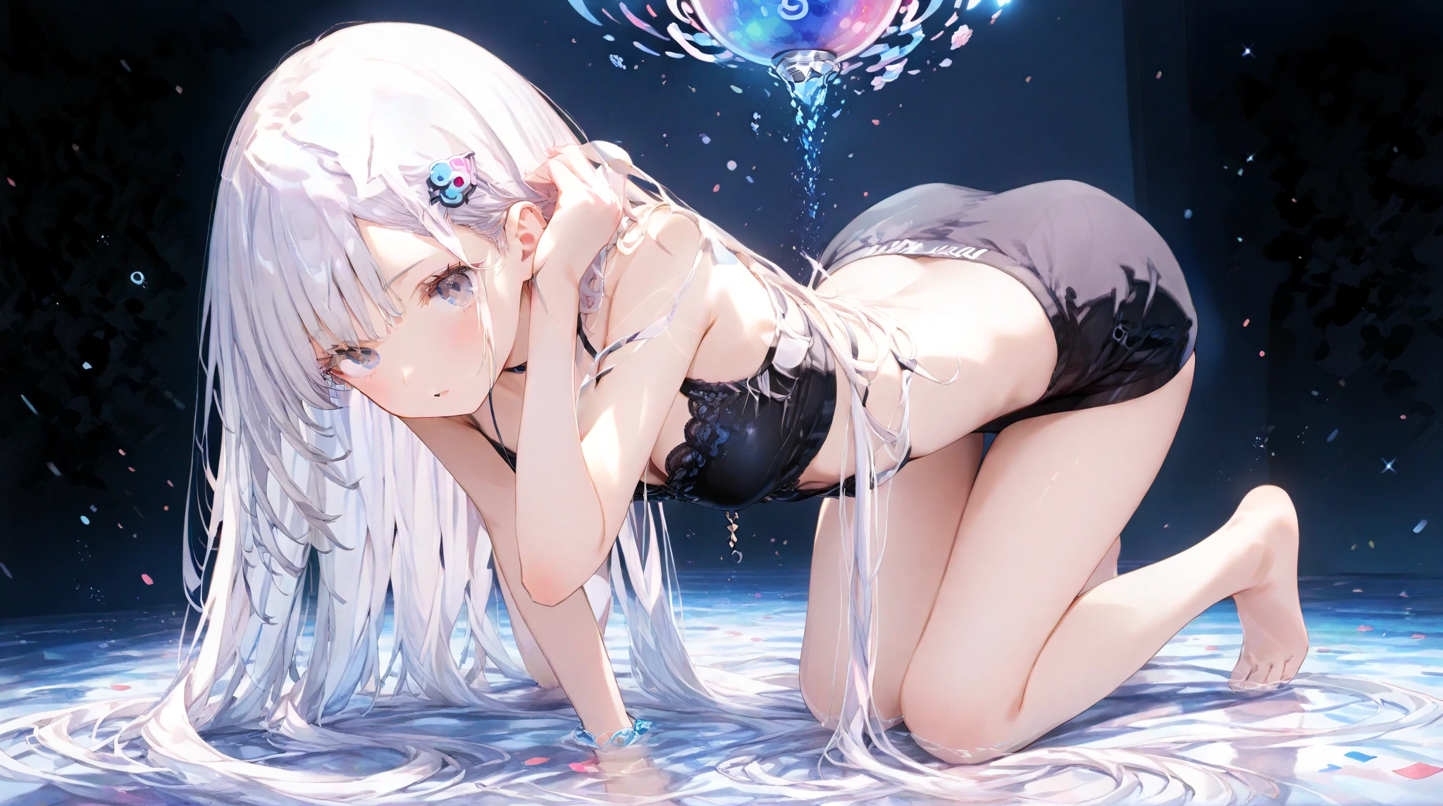 absurdres, RAW photo, extremely delicate and beautiful, masterpiece, Best Quality, ultra high resolution, 32k, hyperrealistic, ultra-detailed, Very detailed CG 8k wallpaper, Beautiful Lighting, Perfect Lightning, Realistic Shadows, perfect anatomy, super Detailed skin, perfect figure, Japanese woman, late 20s, very Slim body, narrow waist, very small head, handsome detailed woman, very detailed eyes and face, realistic face proportions, Stunning detailed eyes, Realistic beautiful face, very small face, Realistic small beautiful eyes, double eyelids, makeup, tearful mole, mole on chest, earring, bare legs, beautiful and very thin legs, beautiful and very thin thighs, very huge round breasts, short hair, wavy hair, sweat, (full body shot), sleeveless, bare arms, bare legs, tight-fitting, midriff peek, cleavage, Fine Collarbone, (athletic trainer gear:1.3), outdoor,