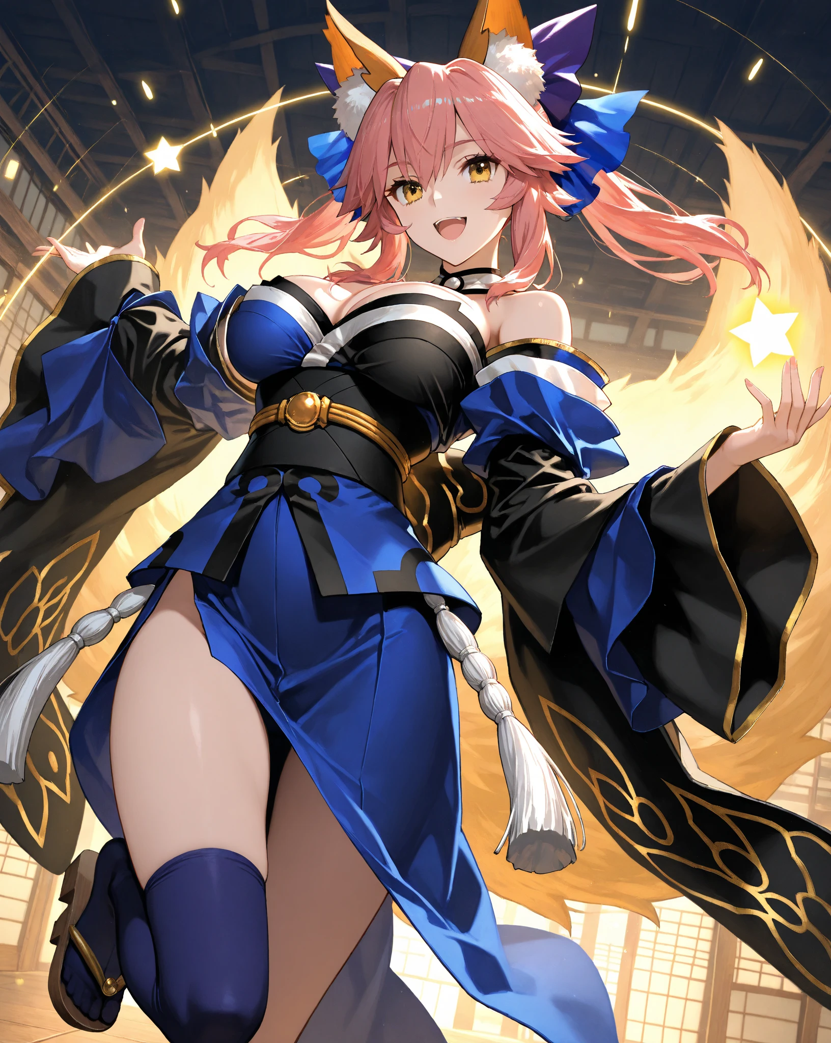 {Solitary},{Fusion},best quality, 16K, highres, super detail, high details, high quality, textured skin, uhd, masterpiece,masterpiece, best quality,{masterpiece},best quality,Official Art,Extremely detailed CG unified 8k wallpaper,Perfect female body,An adult female,{Standing},Elbow gloves,{Huge breasts},{Very long legs},Very thin hands,Royal sister,beautiful eyes,Delicate face,Red Eyeshadow, {Very long hair},High heel,Mature face,{evil smile},{Horns on the head},{Fox ears},{veil},Black pantyhose,{Charming smile},{The skirt is very short},No shoes,{ganyu(genshin impact)},{yae miko(genshin impact)},{rosaria(genshin impact)},{Yelanrnd}