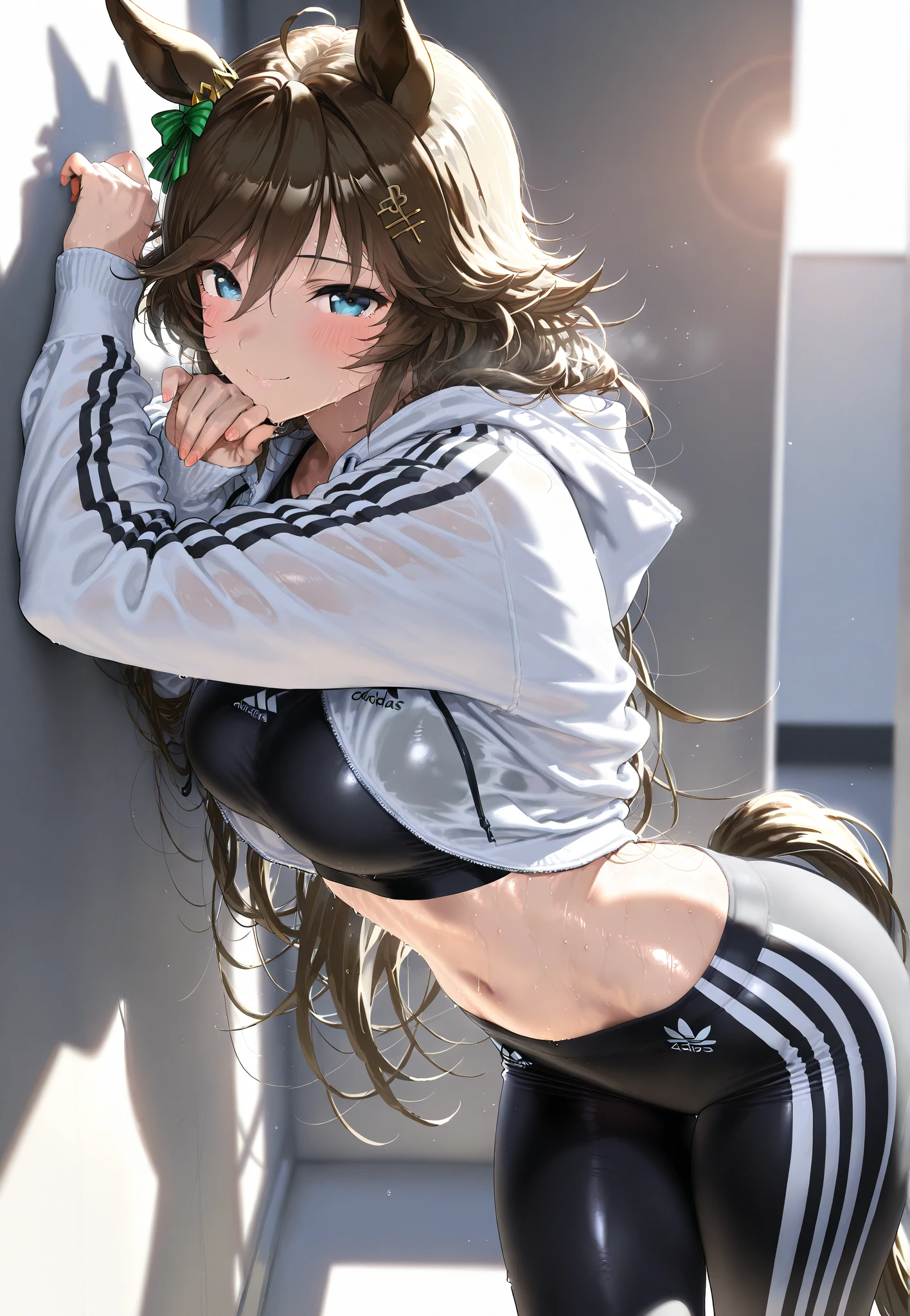 sexy girl in sweatpants