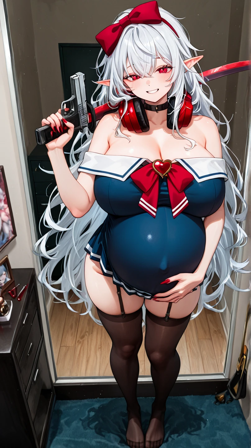 Isuzu Sento、Highest quality、Highest quality、Huge super 、Cleavage、A fawning expression、high school girl、sexual behavior、sex、Armpit、pregnancy、Cowgirl、vagina、Thighs、Knee socks、Armpit見せ、両Armpit見せ、Glare、Close-up、train、strap、Armpitチラ、Absolute area、Female organ、 slip out、strap