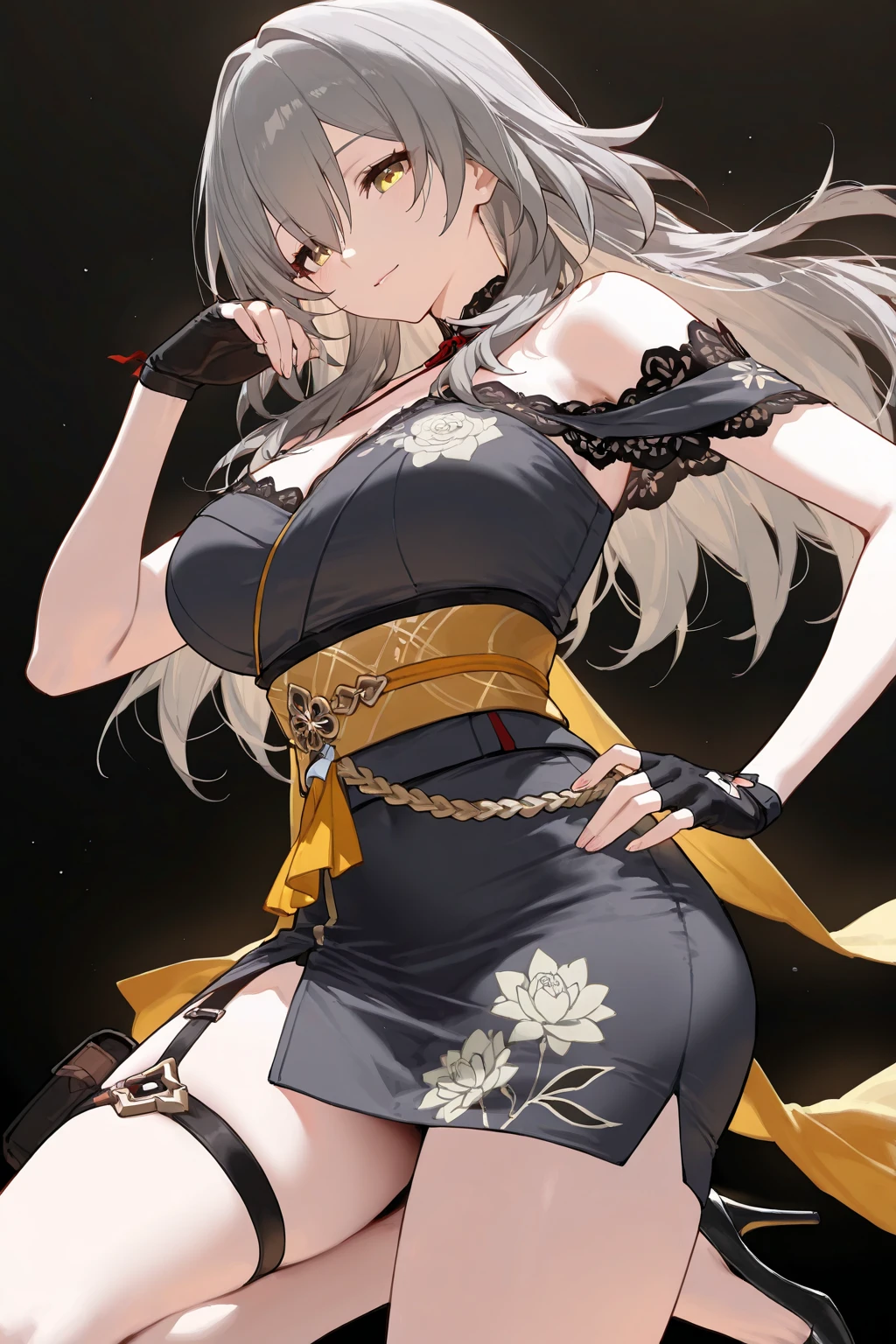 hair stick,red mascara,streaked hair,
(chinese clothes:1.28),
lady,mature female, cowboy shot,
(white background, simple background:1.18),
highres,official art,original,masterpiece,best quality,
(large breasts),
 <lora:Aoba:1>