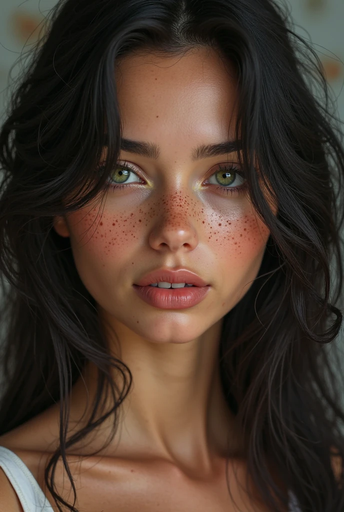 ((best quality)), ((masterpiece)), (detailed), a girl with her face covered with cum, nude, cum on face, cum on tits, huge tits