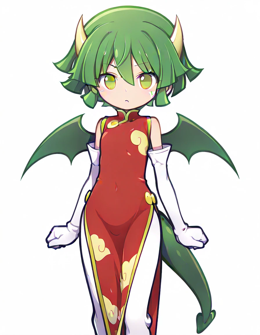 anime、Blue Hair、Plump、Big Breasts、Jagged teeth、Double teeth、Tight-fitting suits、Ahoge、Thick eyebrows、Red eyes、Bodysuits、short hair