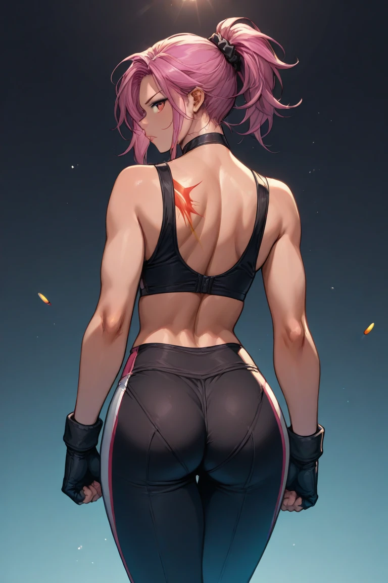 darts、Back view、Stance