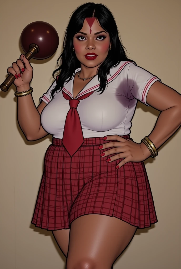 Show entire body, feet in view, aerial view, Zendaya, big breasts, topless, curly hair, American school uniform, short skirt, no underwear, sheer pantyhose, laying on bed