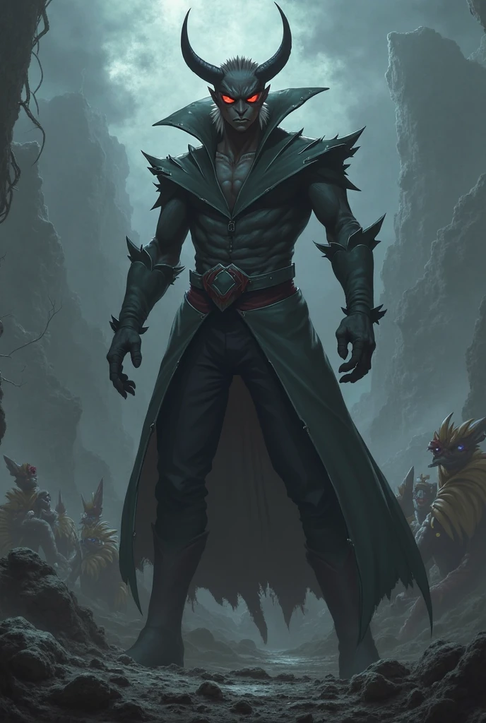 A beautiful human and handsome man A villain for RPG A poisonous and venomous villain He is in a swamp with many magical gases and black magic A dark forest This man is handsome and has eyes like a reptile's He is from a cold-blooded tribe A dark and gloomy place illustrating the image and a dark and cold look this man is handsome, but an image that represents his poisonous essence with a few traces of green in his costume on this character to illustrate An art for RPG A character for RPG A villain RPG RPG Medieval RPG Art RPG fantasy RPG an illustration for RPG A digital art with cinematic lights and green smoke