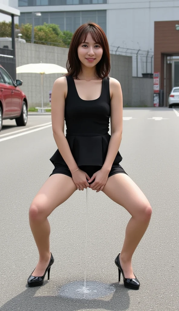 (masterpiece:1.2, highest quality), (realistic, photorealistic:1.4), beautiful illustrations, (movie lighting), Depth of written boundary, looking at the viewer, Front view, 1 girl, Asian, 15 years old, ((bob hair)), perfect face, Cute symmetrical face, shiny skin, asymmetrical bangs, Big eyes, ((shaved pussy:1.5)), Anatomically perfect body, long eyelashes, thin, beautiful hair, beautiful face, fine and beautiful eyes, beautiful clavicle, beautiful body, beautiful breasts, beautiful thighs, beautiful feet, beautiful fingers, ((school uniform )), (vaginal sex:1.5), (beautiful scenery), Outdoor Exposure, droopy eye, (cum in pussy:1.5), sex, erotic, A hairless pussy, hetero, Phimosis, Inserting a penis into a pussy, (smile, Upper grade, Pink nipples)