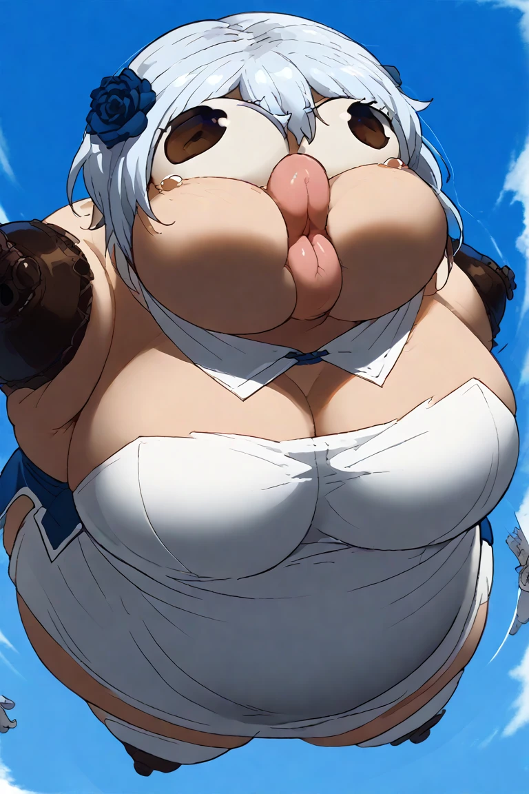 mature, female, solo, tall, Marie, thick tights, voluptuous, closeup, huge round busty breasts, cute, nude, naked, horny, flashing , breasts out, pussy, clearly drawn eyes, hot, happy, horny, NSFW