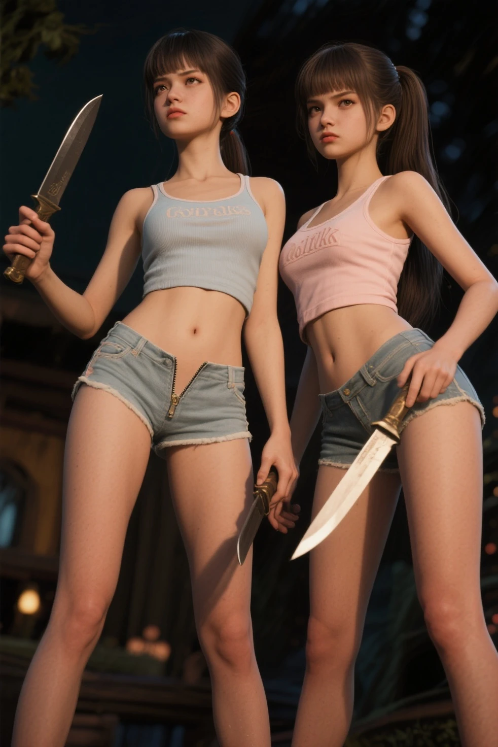 masterpiece, best quality, highly detailed, highres, super detailed, 16 year old girl stands front doggy style, beautiful eyes, beautiful face, beautiful lips, open mouth, solo, (intricate beautiful face, orgasm on face, detailed face:1.1), (intricate bob hairstyle hair, pink hair, detailed hair:1.1), (cinematic view, front shot, looks at the viewer:1.1), (intricate latex shorts, beautiful latex shorts, sculpted latex shorts:1.1), without a bra, belt fits breasts, belt fits legs, hand strangulation of the neck, (big beautiful breasts, voluminous breasts, naked breasts:1.1), (detailed body, beautiful body, naked body:1.1), (big abs, beautiful abs, sculpted abs:1.1), (beautiful legs, detailed legs, sculpted legs:1.1), (beautiful sneakers, detailed sneakers:1.1), bright glowing eyes, (white skin, bright skin, detailed skin, glistening skin:1.1), (cosmos background, detailed cosmos background, boke cosmos background:1.1), perfect natural lighting, detailed lighting