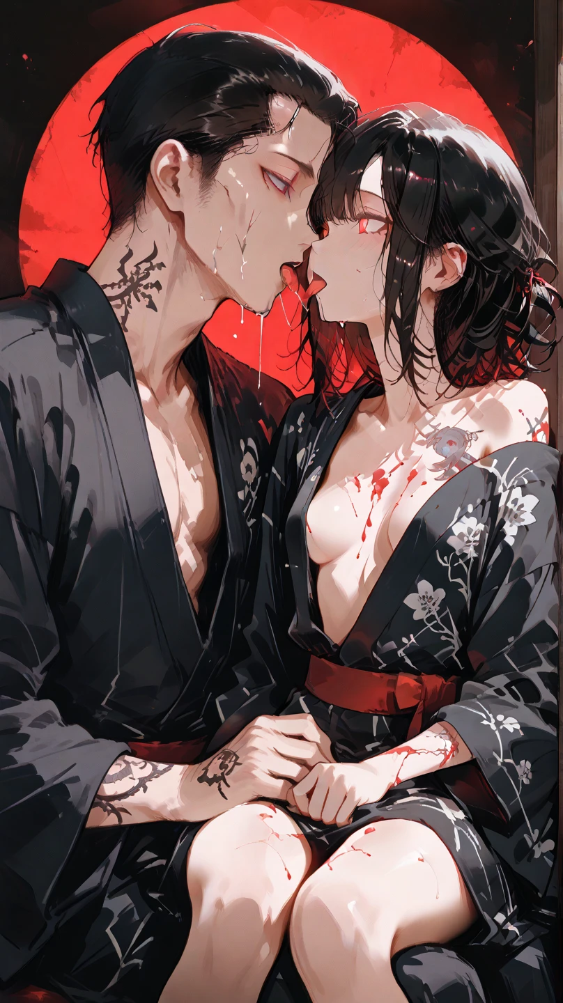 (girl in skinny tight light), (nipple long ), (Japaneseclothes),kimono, chain bondage,carrying position, carrying partner,Enchanting pose, komik hentai background, , (thighs), slim, slender,6 years old, , black hair, navel,nose blush, wet eyes, round mouth, open mouth, drool, hard sweat, big ass, (2D), (((sfw))), cameltoe, hard nipple, ass fokus, spread ass, no panties, no Trousers, ,milk squirt,sex, pussy sex, sit position, sweat,Sweat dripping,wet, naughty face, naughty smile, hugging, gangbang, cumming, cum, Cum all over the body, oral penetration,oral sex,Two dicks in ass, bandaid nipple,Stunning body, double penetration, dog collar,, squeezing breasts, heart eyes,Brownish skin,cleavage, breasts squeeze,eye contact,make up, large breasts, squeezing breasts, heart eyes, topless, thick ass, thick legs, thick thighs, crying with open eyes,excessive cum,open mouth, dog collar, squeezing breasts,semen,tsundere,Crying a lot of tears,Choking on cock,Choking,Facing the camera