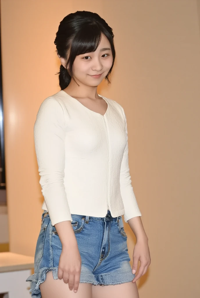 8k quality,masterpiece,best quality,cleveage,Shopping street,(Perfect body beauty:1.2),Black underwear exposed,(Chest:1.4),sweater,Smile,Go shopping,sweater打開,A woman who looks 50 years old,Slightly plump women,A beautiful woman who looks a bit older,Micromeat,Slime Shapeshifter,white underwear
