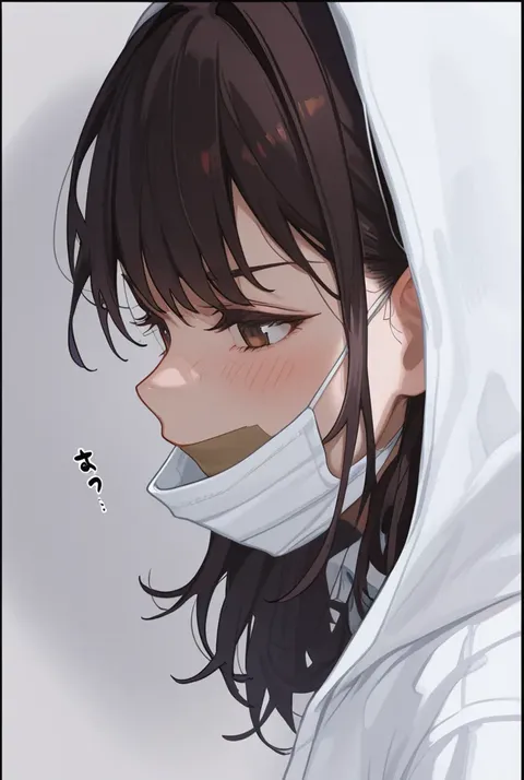 bạn , lén lút làm điều gì đó trong khi đeo mặt nạ!