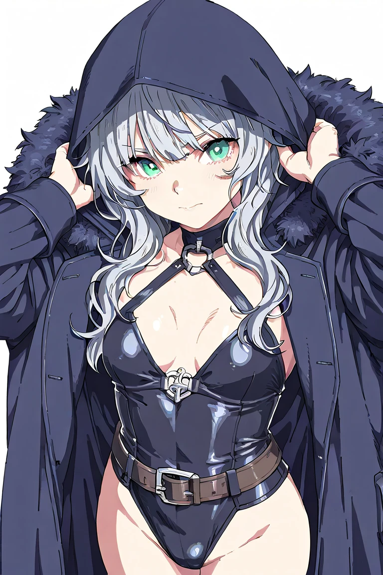 top-quality、supreme1People Girls,hightquality,, ((masuter piece)), ((High resolution)), ((Best Quality)), detail, (NSFW:1.6 ,cum faced、Excited face.Very happy,), ((Skin shiny with sweat)), (Black Bikini Armor:1.2、Black cloak、)、 girl with, silber hair:1.5, (Short straight hair)、Hold the knife:1.4、Brown skin tone:1.3、Smaller chest、cinmatic lighting, perfectly shaded,(((Summer roads))), Realistic lighting with shades,