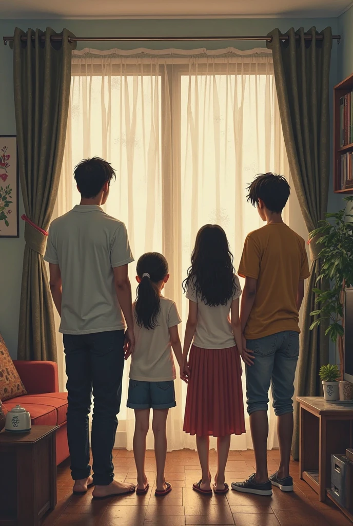 family hanged indoors