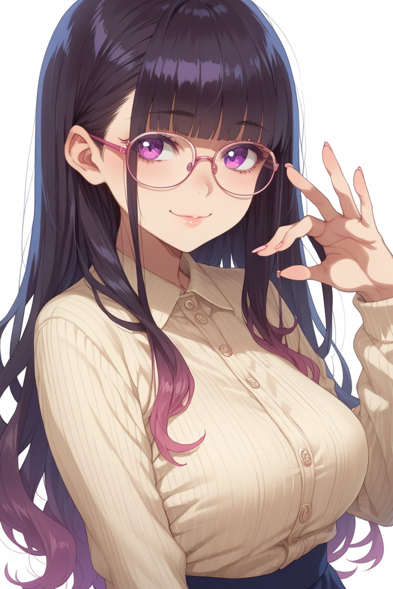 (masterpiece, highest quality, 16kAnime image quality, High resolution, Anime Style, Clean brush strokes, Very detailed, Perfect Anatomy), 1 person, alone,(Arale), cute, Young face, A big smile、Extremely detailed eyes、Blue Eyes, 、Glasses、Wing Hat、Wing Cap、(Purple Hair、Long Hair、Straight)、Tabletop, (Penetration: 1.2),((Red Shirt, Short sleeve)), (have、Tree branches、Stuck in a roll of feces)、Child's body, (A chunky body)、((Blue overall pants、Jeans)), Cheerful pose, refer to4Bookの中に親refer to1Book, (Gravel road、Village Background)、