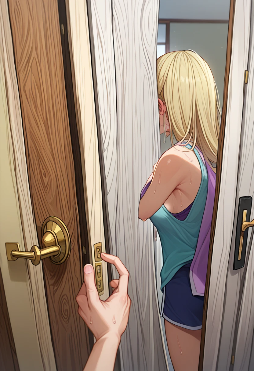rangiku matsumoto, Long Hair,Penis ,Penis,Slender and sexy woman,,deep throat,Black thigh-high boots,Beige jean shorts,in the train,Molester,Multiple men,Put your hands behind your back,rape,Sex,Creampie,A lot of semen,profile,Cum on thighs,