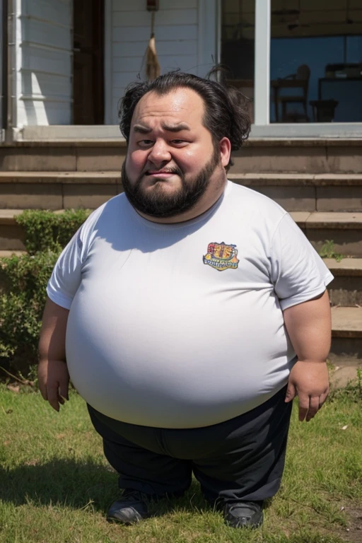 plump, chubby, extremely thick thighs, large belly, wearing only green swim trunks..muito barbudo. 56 anos.apana 1 umbigo. Barriga detalhada. wearing cap. Homem barbudo gordo e sexy de 50 anos,cheio de suor,corpo todo,barriga grande, barba branca, fios brancos,((Vestindo uma camisa branca aberta desabotoado , e sunga, capacete de engenheiro)),rosto atordoado,Abra as pernas,in the background a building under construction and machines for building construction, vista de baixo, uniforme de engenheiro, construtor. Api. detalhado, gesticulando para o expectador fotografia de Corpo completo imagem de corpo inteiro. Scratching the balls, acariciando a suas virilhas, volume na virilha normal. Fumando cigarro tragando um charuto cubano. Usando sunga amarela.
