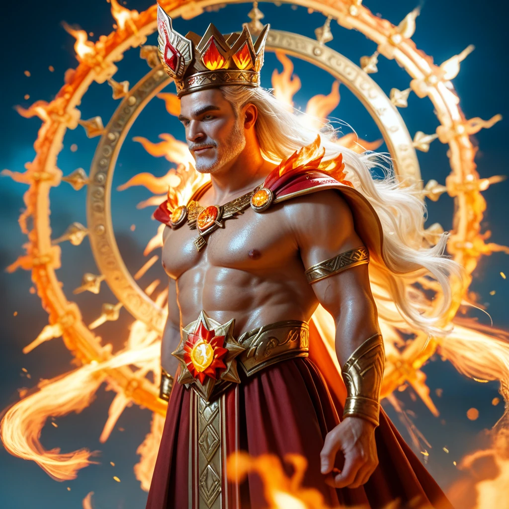 Create a representation of the mythological Mount Olympus in the universe of dnd , ele deve ser bem detalhado , com alta luminosidade, ultra realista , Cinematic setting, ambiente dourado