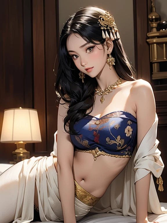 (beautifull lady with very large gigantic round fake breast, wearing luxurious kimono, sit on luxury chair spread her legs, (hand behind head),(luxury pillow), (luxury blanket), (window with luxury frame), (luxury flower vase), (luxury small table and glass of wine), (luxury lamp), (luxury parfume bottle), (luxury ornament on the wall), (blue strapless bra), (luxury high heels), (luxury crown), (show cleaveage), (show underboobs) , (show sideboobs), (show thigh), (gigantic breast:1,9), beautifull face, beautifull eyes, beautifull nose, sexy lips, raytracing, nsfw, beautifull fingers, beautifull hands, sexy belly, sexy body, sexy shoulders, sexy legs, sexy hips, (luxury bracelet), (luxury ring), (luxury necklace), white skin, (4 fingers in 1 hand), full body picture, pretty makeup, good lighting, realistic shadow, professional photography, blue and gold color scheme, 2k resolution, perfect anatomy, nsfw, (masterpiece, best quality:1.2),(8k,highres,RAW photo,realistic,photo-realistic:1.3),(detailed skin texture,detailed cloth texture,beautiful detailed face:1.25),professional lighting,photon mapping,beautiful soft light,radiosity,physically-based rendering,raytracing, model shoot style, model shoot style, (extremely detailed CG unity 8k wallpaper), full shot body photo of the most beautiful
artwork in the world,