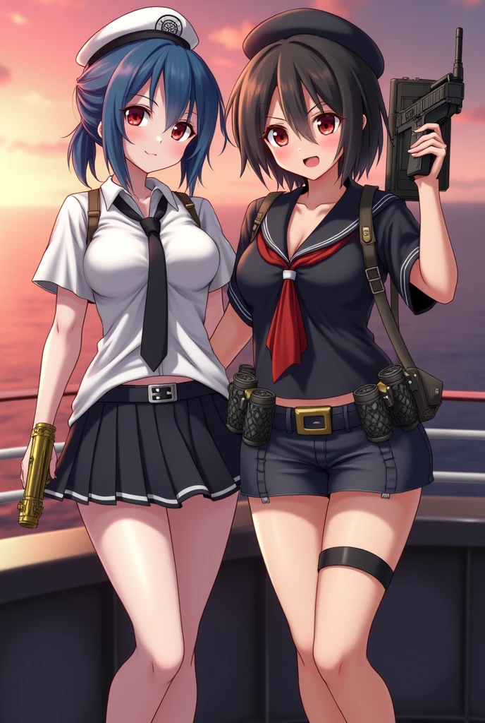 (((holding, gun, holding gun)))