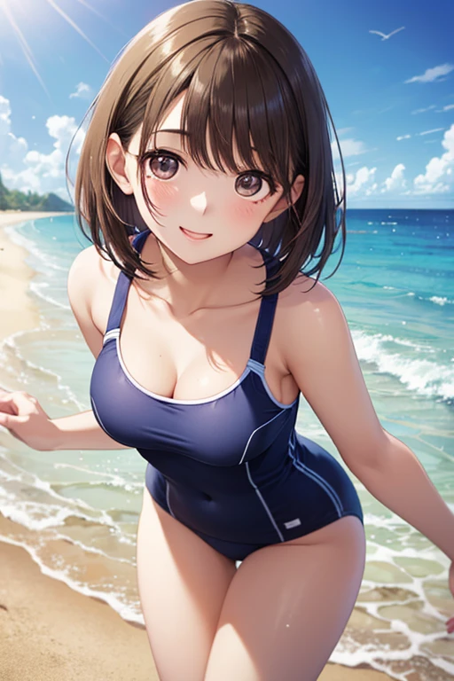 Masterpiece Super Detail 1 girl Love Live Watanabe You Swimsuit full body