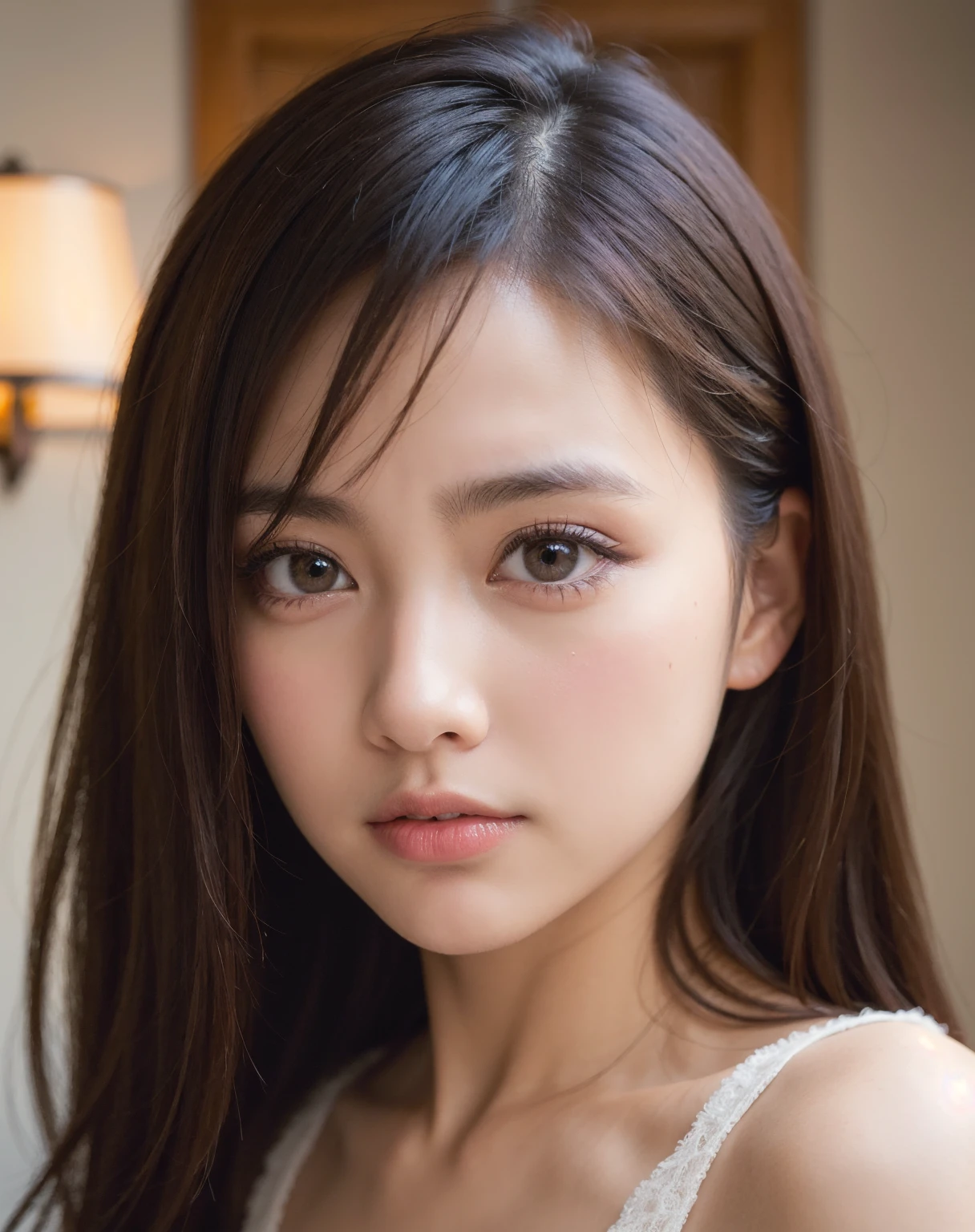 NSFW,High resolution, highly detailed pictures, surreal, professional lighting, octane rendering, portrait, detailed bust, 8K, masterpiece, highest quality, 1 girl,perfect face, beautiful face, perfect female body, huge breasts,big breasts,big boobs,My chest is about to burst,big breasts,plump breasts,shiny skin,nude、show off your nipples、chest focus、whole body