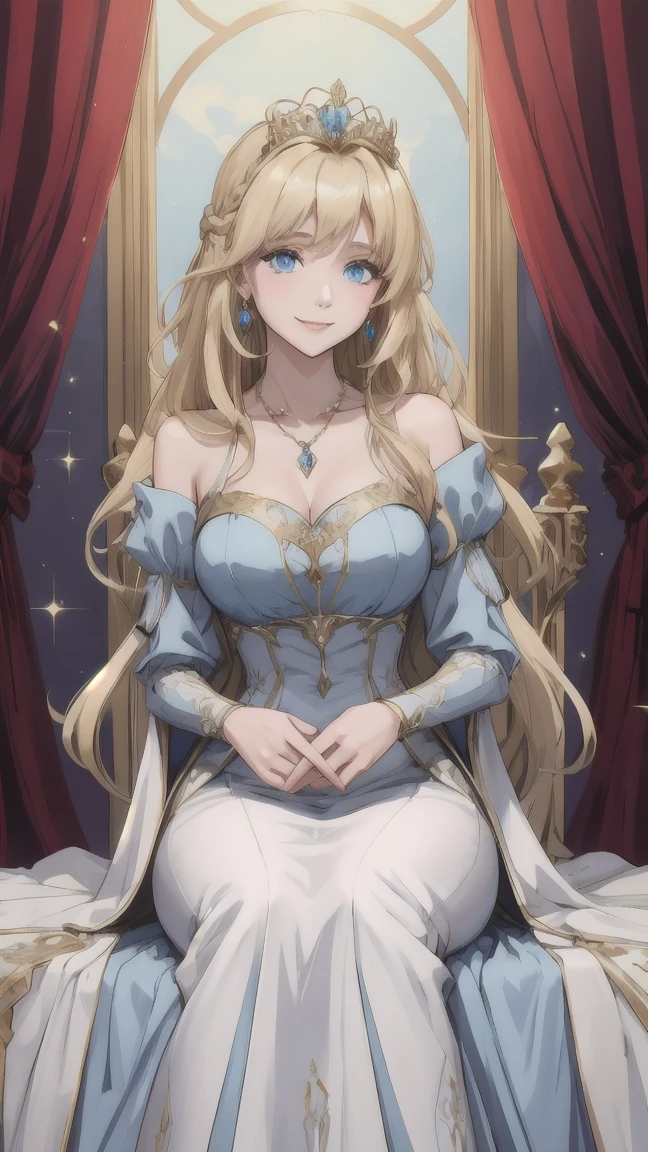 ((anime artstyle)),(Masterpiece),(Best Quality), (Super Detail),((Very Delicate and Beautiful)),1 girl,((full body portrait)),standing in palace of versailles,((solo)),cute,kawaii,digital art,(((1 princess in gorgeous princess rococo ballgown with voluminous full length hoop skirt))),((crinoline)),long train,((beautiful embroidery and jeweled)),voluminous frills,See-through,(gorgeous embroidery and beautiful lace),(((gigantic tits,,Long tits,skindentation))),((large amount of straight hair,extremely voluminous Hair,Very Long Straight Hair)),((finely detailed face and eyes)),clear pupil,extremely gorgeousfull hair ornament,(bling-bling jeweled extremely gorgeousfull tiara),(bling-bling gorgeous gemstone jewelry),long veil,(beautiful background),full body,((gorgeous princess rococo ballgown with voluminous full length hoop skirt))